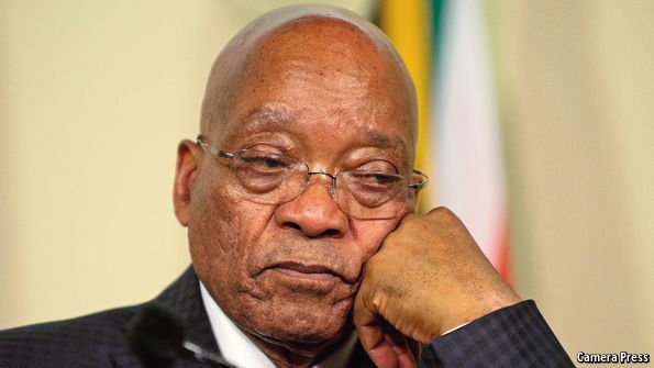 TheEconomist's tweet image. Before he became president Jacob Zuma faced 783 criminal charges  econ.st/1RoFeX9