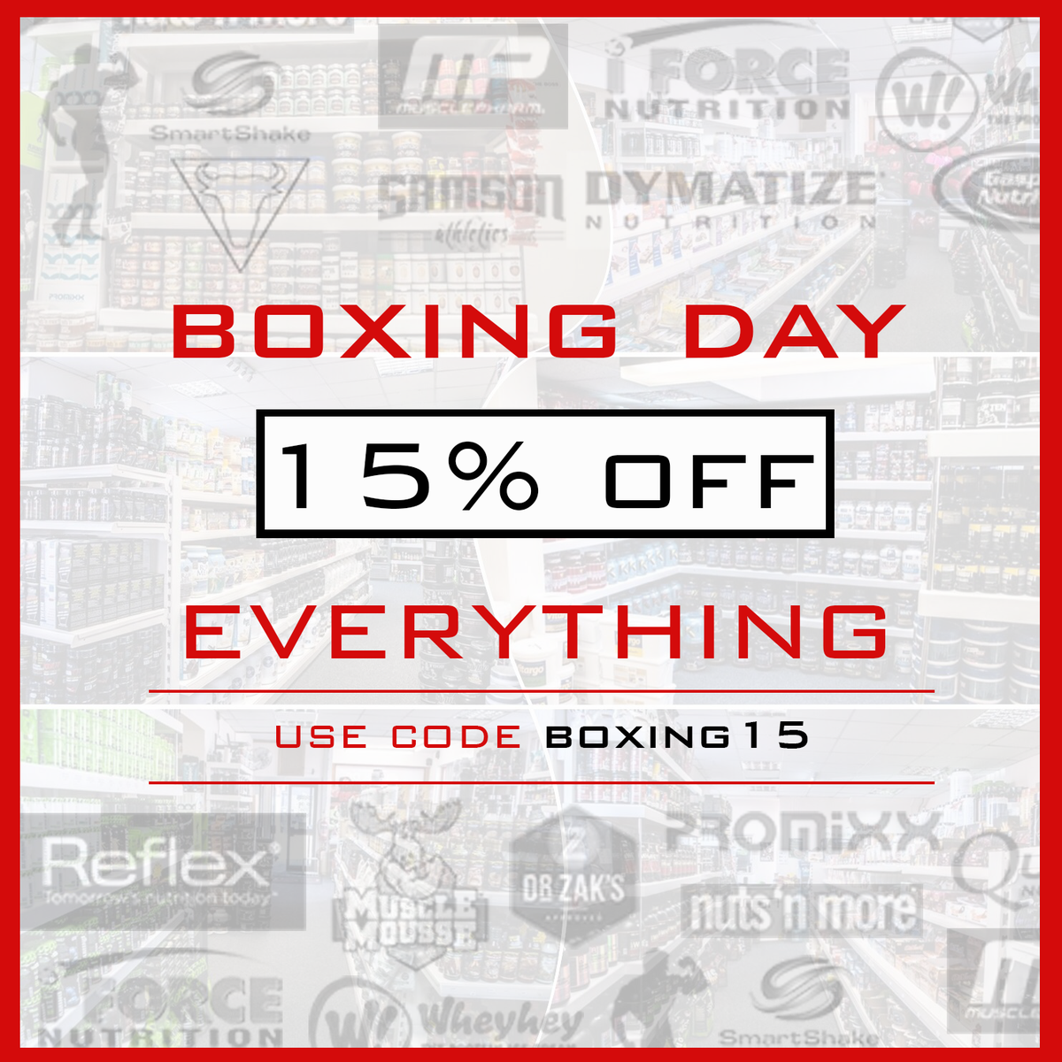 HUGE 15% OFF EVERYTHING ONLINE, TODAY ONLY cardiffsportsnutrition.co.uk #TeamCSN