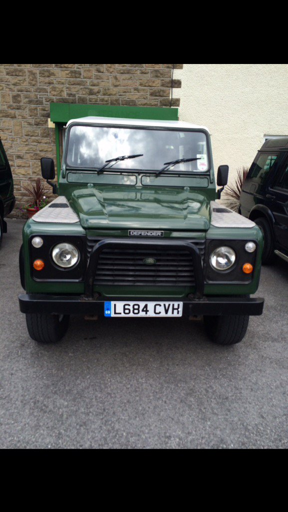 ash_stott's tweet photo. My car got stolen overnight from Whitworth road in Shawclough area reg L684CVH it's a Land Rover defender pls RT https://t.co/Xk3c6cL3Wn