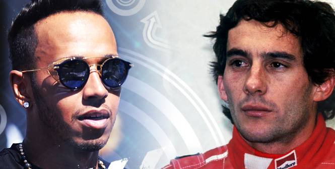 lequipe's tweet image. Hamilton est-il l'égal de Senna? bit.ly/1PpaG64