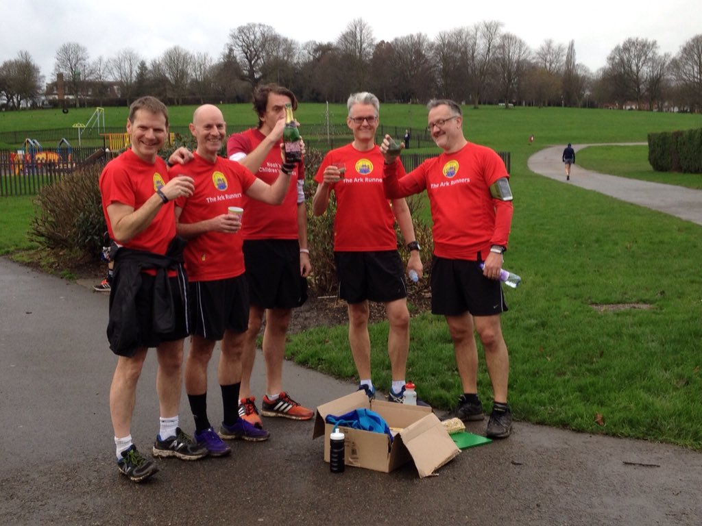 Week 52 Run #52 back at our home run <a href="/oakhillparkrun/">Oak Hill parkrun</a>. Challenge complete and a celebratory drink.