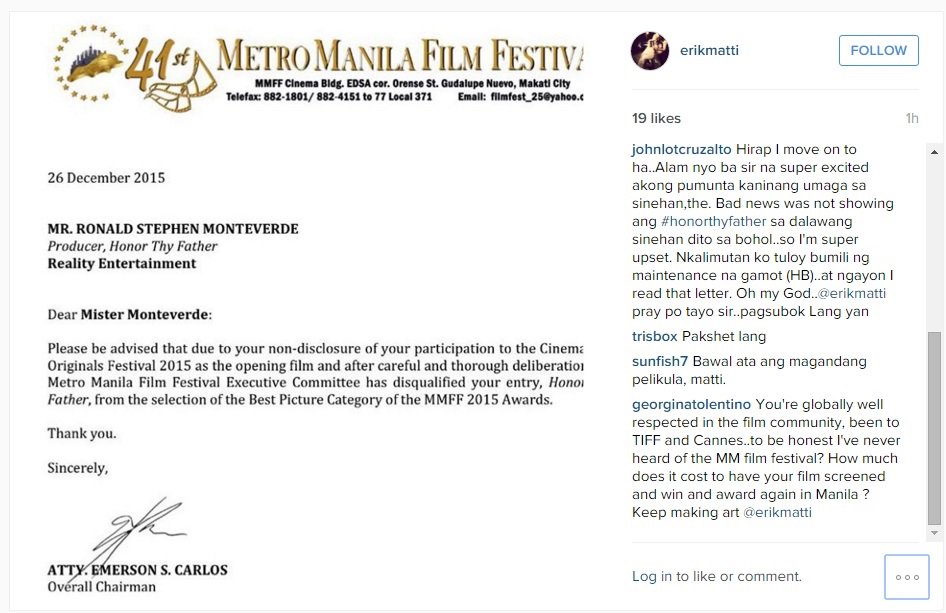 StarValuePH's tweet image. #StarValueAnalysis© #HonorThyFather ang #HeneralLuna ng #MMFF2015 #MayIpinaglalaban ang pelikula ni @JohnLloydCruzTM