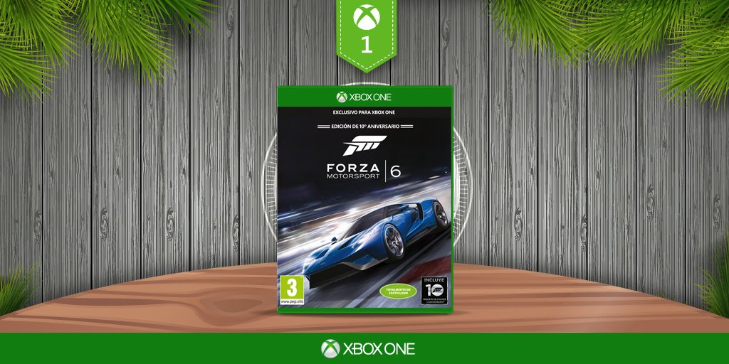 ¡Comienza el #RoscónXbox! La primera porción contiene el Forza 6: Haz RT para participar. ¡2 unidades en juego!