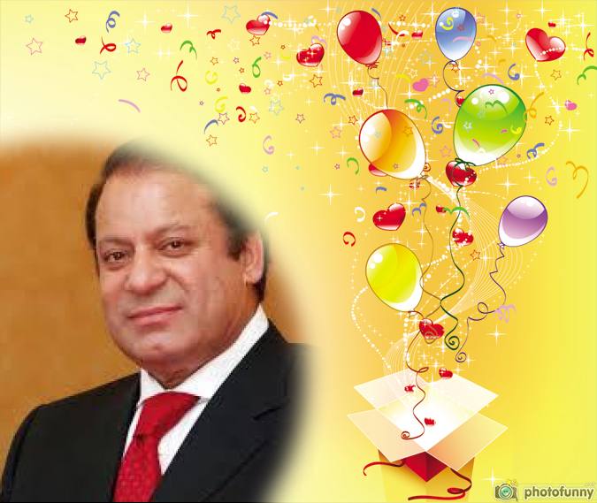 HAPPY BIRTHDAY!
Happy Birthday Prime Minister Nawaz Sharif
We Want Nawaz Sharif Our Next Prime Minister Of Pakistan. 