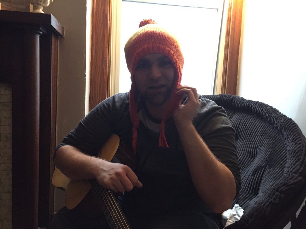 StephonikaWKaye's tweet photo. Finally got to give #JasonCox his #firefly Christmas present. #jayneshat He squealed! Look for a video soon! 😊😊 https://t.co/s72kw1IUHs
