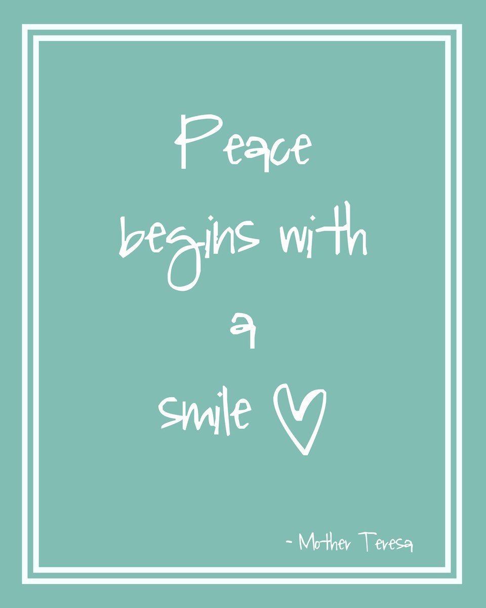 InMarch4Peace's tweet photo. Peace begins with a.... :) - Mother Teresa #InMarchForPeace #MarryCristhmas https://t.co/Z4q5qr51ih