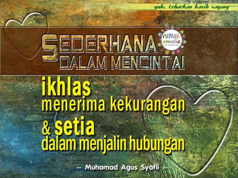 DahsyatnyaDoa's tweet photo. Sederhana dalam mencintai, ikhlas menerima kekurangan, dan setia dalam menjalin hubungan. https://t.co/JqUx81cNtg