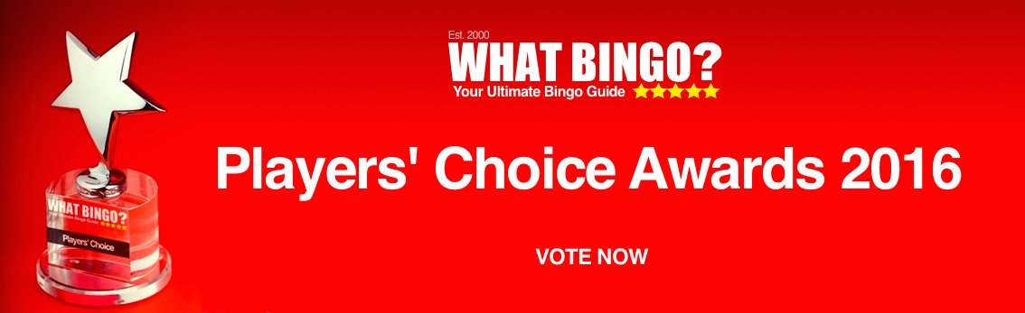 WhatBingo's tweet image. Players&apos; Choice Awards 2016  Vote Now! goo.gl/gRDeTN
#bingo #onlinebingo #playerschoice #awards #bestbingo