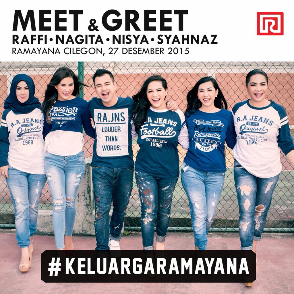 Masih ada kesempatan buat yang mau meet &amp; greet bareng #KeluargaRamayana Raffi-Nagita besok di Cilegon! Merapaaat :D