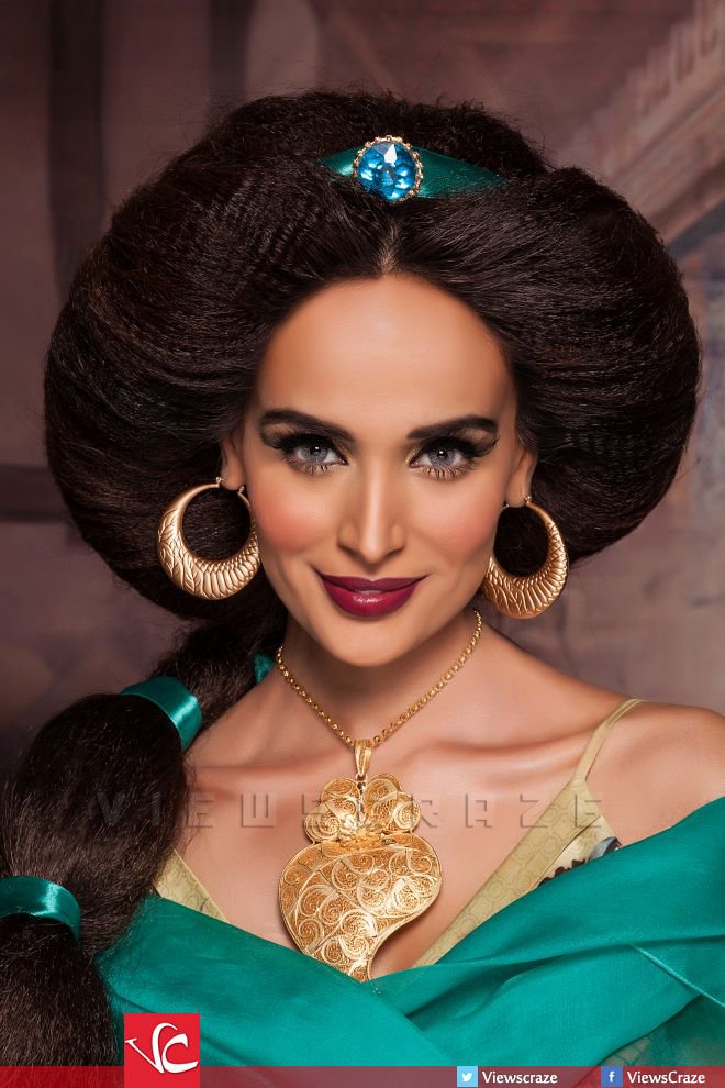 Viewscraze's tweet photo. #ColorEverAfter: @iMehreenSyed as Jasmine for @LOrealParisPK 
Pictures: https://t.co/Kaa39zcUi8 https://t.co/wc8JC5Hsfo