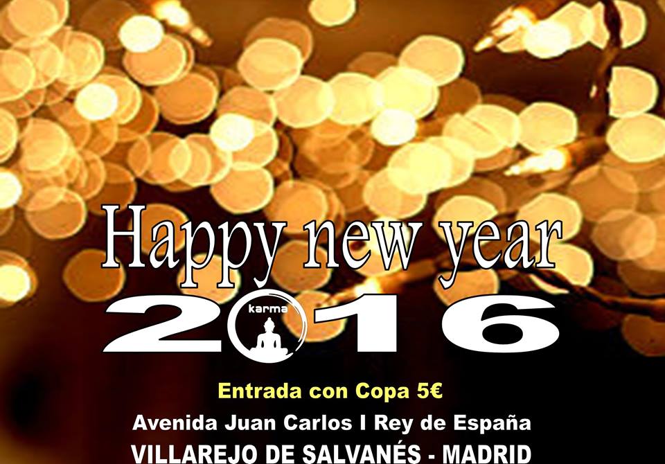 Happy New Year en la mejor Sala del Sureste de Madrid, con el mejor sonido, Videomaping y Megatrón. Por 5€ con copa.