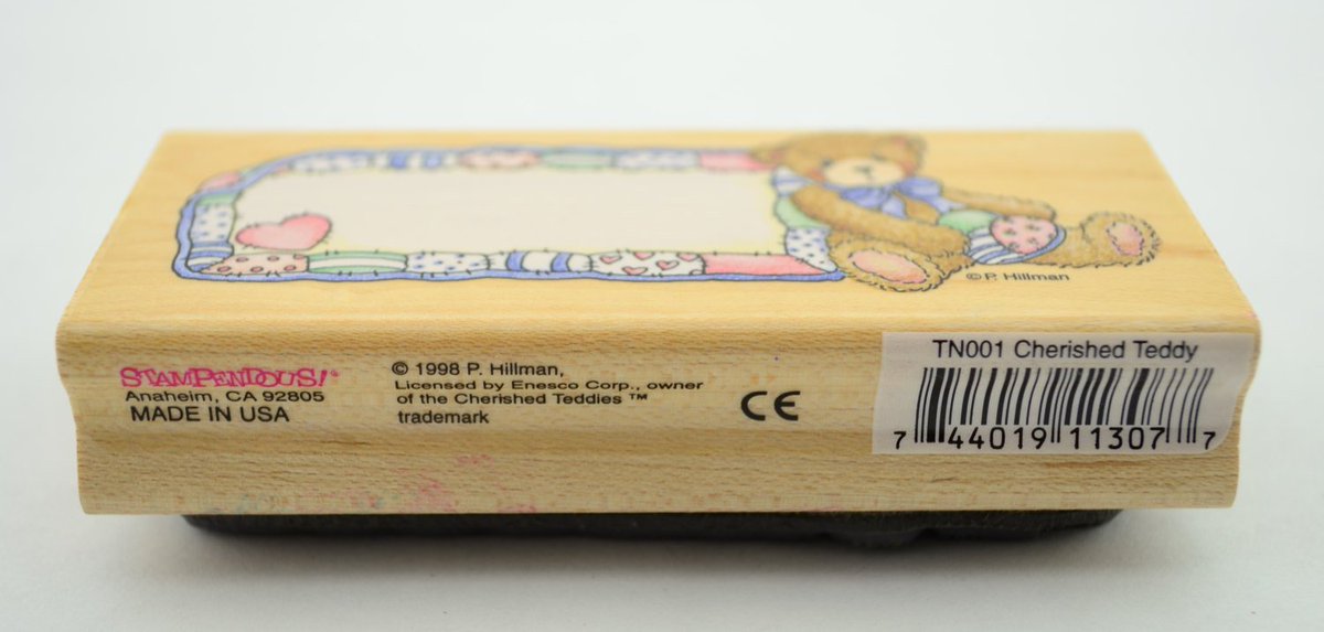 DailyDealFeeds's tweet photo. Stampendous Rubber Stamp, Cherished Teddy No. TN001 Wood Rubber … https://t.co/2Y0kmy3HsV #Vintage #RubberBlockStamp https://t.co/TKUfPcTD16