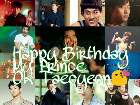Happy birthday my ok taecyeon. Thank you for being born to this world and coloring my life      . 