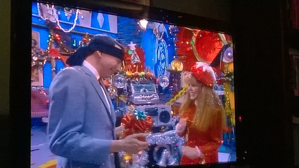 ChrisVaughan709's tweet photo. I think @CharoCuchiCuchi is the most amazing guest on the @peeweeherman Christmas special! 🎄🎅😊 https://t.co/aHobo8NXNk