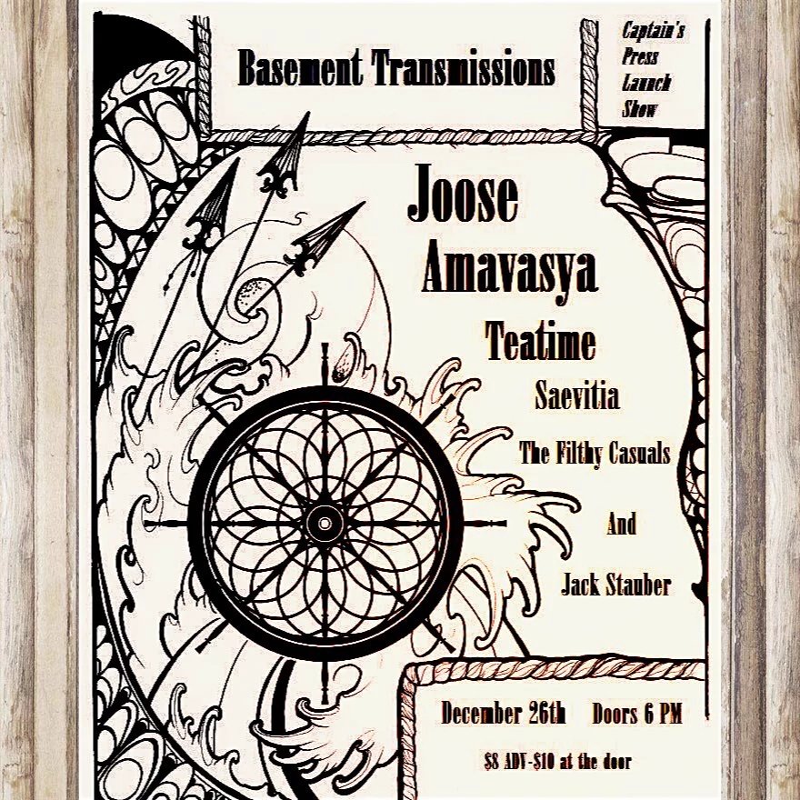 BT Theater (@basementtrans) on Twitter photo 2NITE <a href="/captains_press/">Captain's Press</a> launch show ft <a href="/jooseofficial/">Joose</a> <a href="/JackStauber/">Jack Stauber</a> @SaevitiaBand #Teatime #Amavasya #TheFilthyCasuals 2NITE <a href="/captains_press/">Captain's Press</a> launch show ft <a href="/jooseofficial/">Joose</a> <a href="/JackStauber/">Jack Stauber</a> @SaevitiaBand #Teatime #Amavasya #TheFilthyCasuals