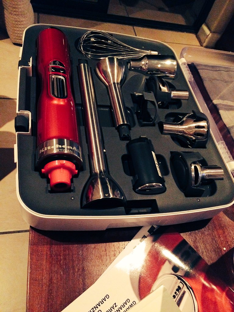 SpringbokChef's tweet image. Great piece of kit @KitchenAidSA #StickBlender #WifeLovesIt @JanaBedford #MerryXmas Gx