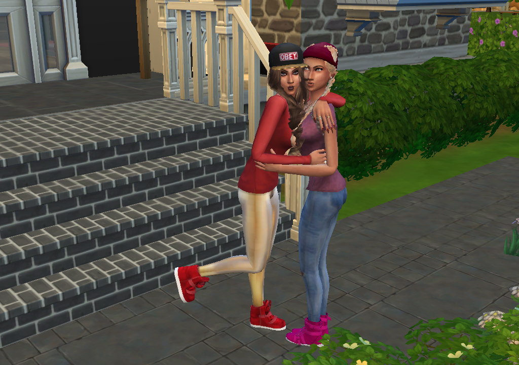 The718Sims's tweet image. Twins Michelle and Maya