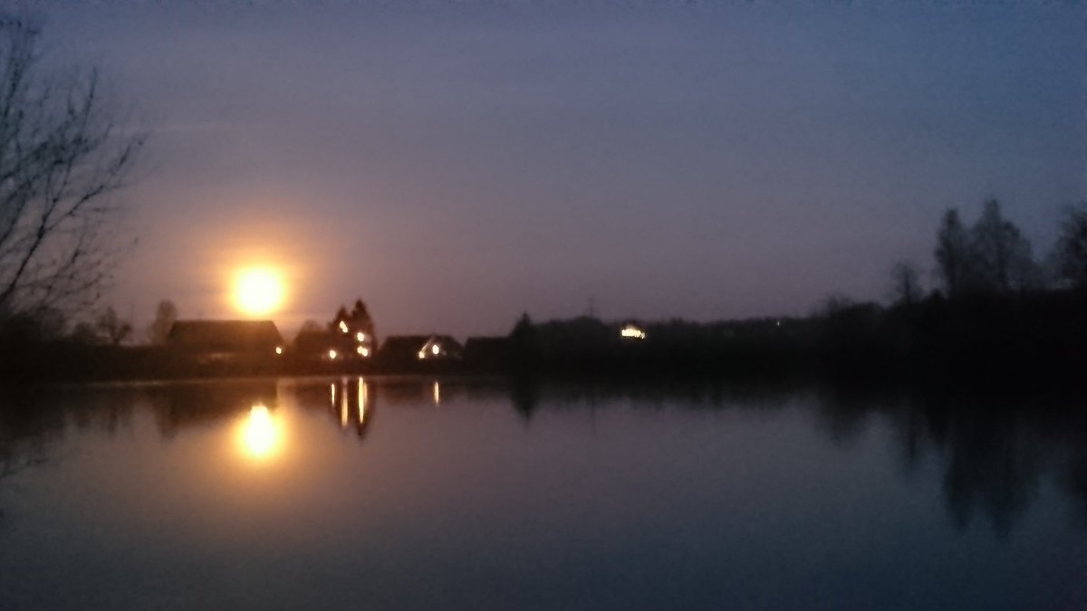 tonikindle's tweet photo. Gestern morgen früh am #Gübsensee #vollmond #sanktgallen https://t.co/IAOj2dlkez