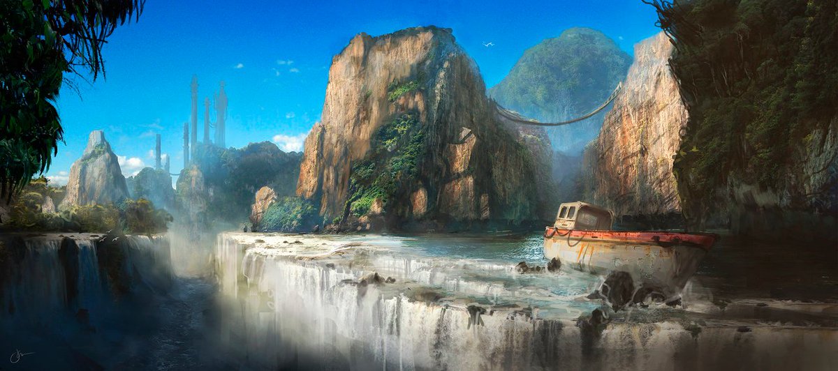 FortTech's tweet photo. Conceptual Environment Arts #GameDesign #2dGame #3dGame #GameDevelopment #GameArts #GameEnvironment #digitalpainting https://t.co/t8NRD2Cu94