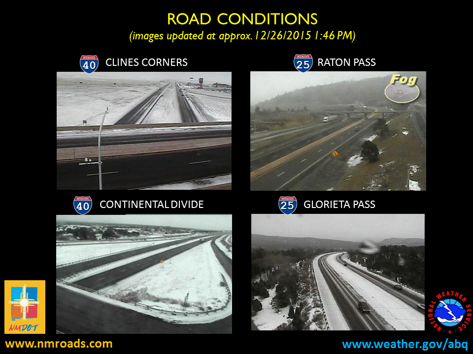 Remember you can dial 511 or visit nmroads.com to see current road conditions. via @nwsalbuquerque