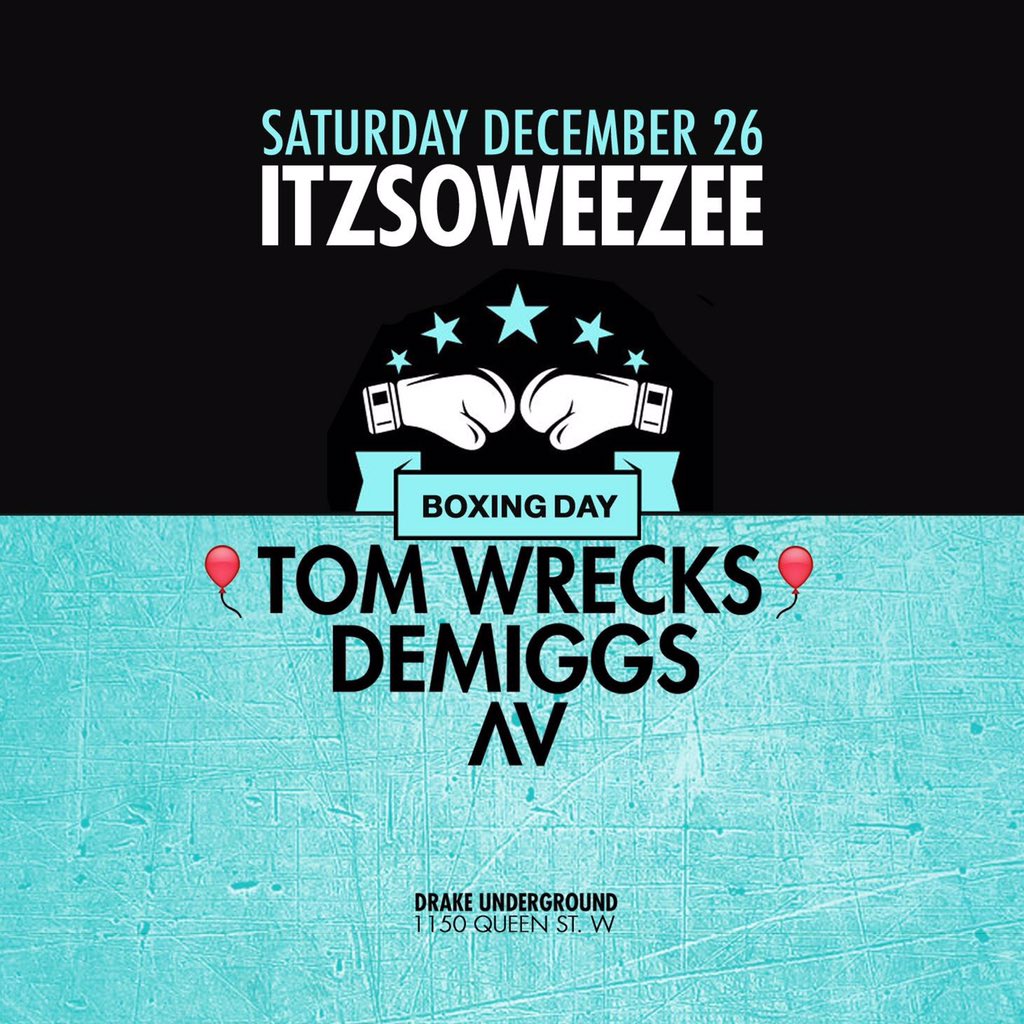 🙌 #Toronto Tonight! Boxing Day party + Celebrating my Bday🎈