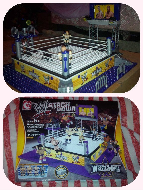 Certified_Gal18's tweet image. You are never to old for lego,especially when @WWE is involved in it, just a cool present #wwe #LEGO #wwestackdown