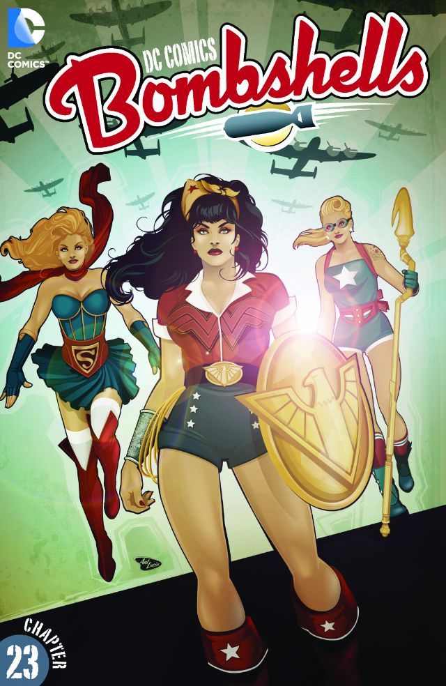 DCOfficial's tweet image. Supergirl &amp;amp; Stargirl must deal with an army of undead Tenebrae in DC COMICS: BOMBSHELLS #23 bit.ly/1kd4P75