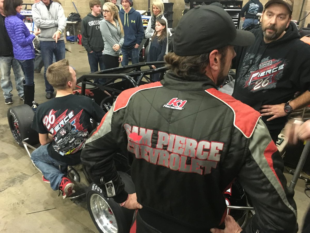 RacingAmerica's tweet image. #Rumble15 Aaron Pierce also checks into the feature even through a last chance race.