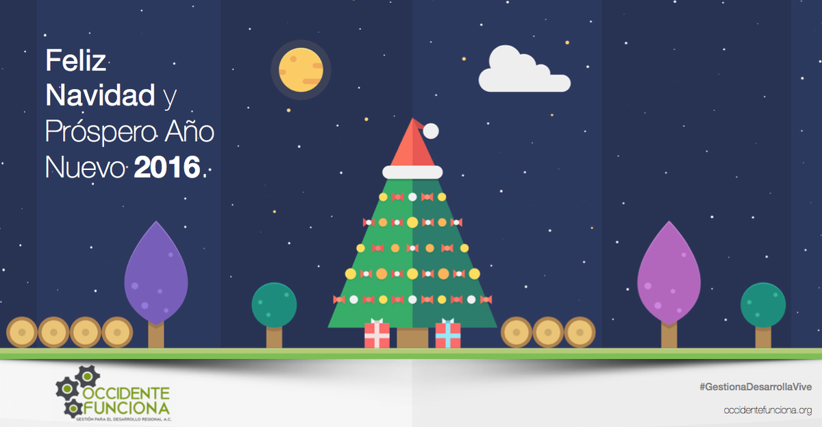 Occidente_Fun's tweet image. Te deseamos una muy Feliz Navidad y Próspero Año Nuevo 2016 ¡Gracias por seguirnos! #GestionaDesarrollaVive