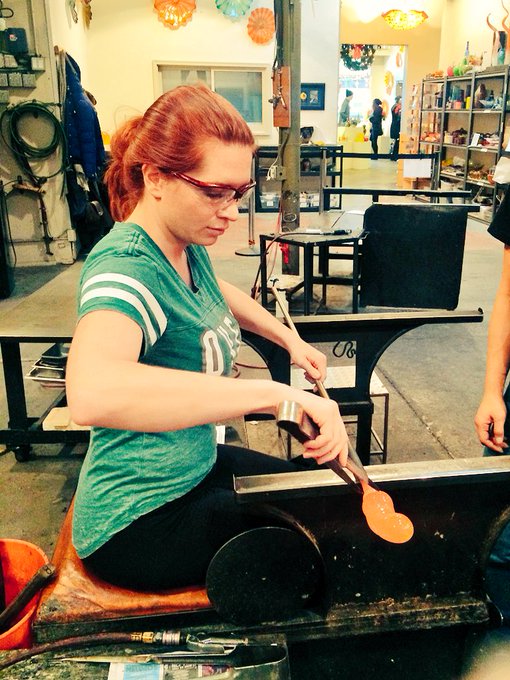 My fam shows up to the glassblowing shop like "Can we make a penis and a bong" ? 😂 https://t.co/ohQF<a href="/tag/beastmode"class="tags"><span>#beastmode</span></a>