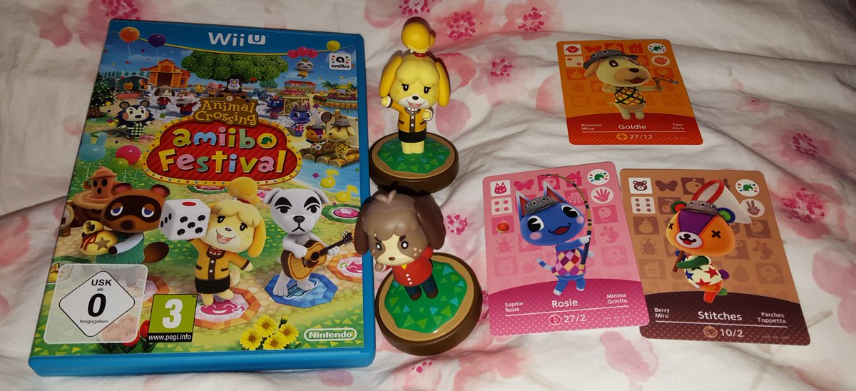 RLeBonTennant's tweet image. A closer view of my Animal Crossing Amibo Festival bundle. 😃😍😍💖💙👍👍🎮🎮 #AninalCrossing #WiiU #Amibos #VideoGame