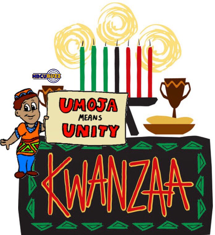 HAPPY KWANZAA!  Today we begin the celebration with UMOJA; Action: building a community that holds together #kwanzaa