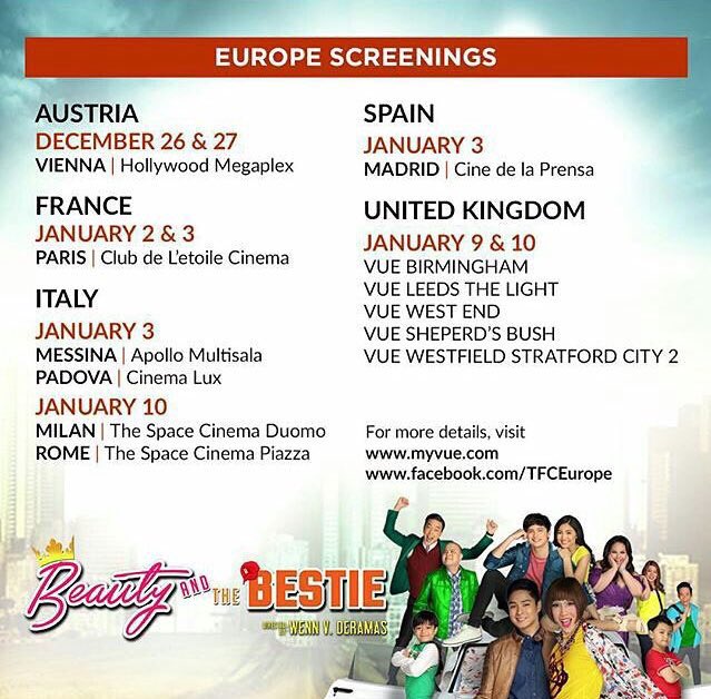lionwolfeu's tweet photo. Vienna, are you ready for BEAUTY AND THE BESTIE?
Don't miss today's screening!

#BeautyAndTheBestieDay3 https://t.co/v5LE5P0DL5