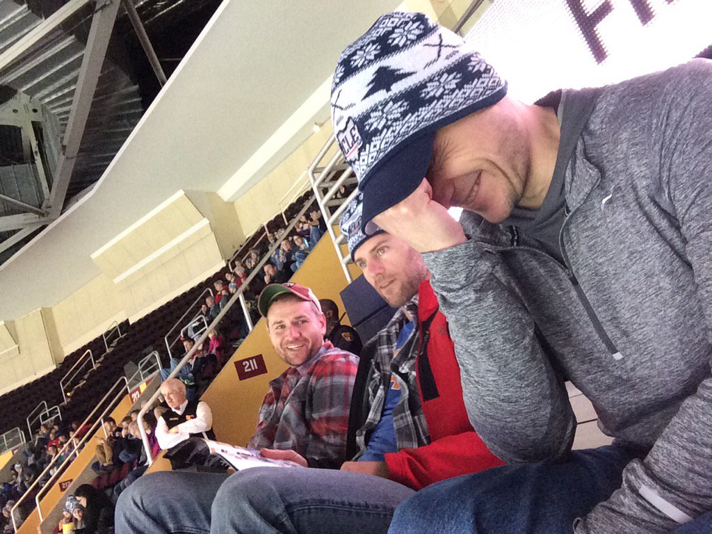 seighman7's tweet photo. Fun night at the Q with the Prairie dog.  #monstershockey #qtv https://t.co/UF2qtxz6dr
