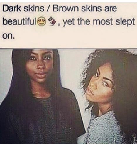 nayd_ruoj's tweet image. I wish y'all would stop sleeping on dark skin. Especially darkskin people.
#StopSelfHate