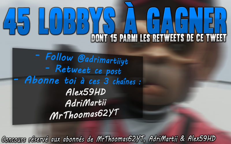Adrimartiiyt's tweet photo. #RT &amp; Follow @Adrimartiiyt pour tenter de gagner 45 LOBBYS (15 parmi ce tweet) ! ♥ https://t.co/ESojudgIVh