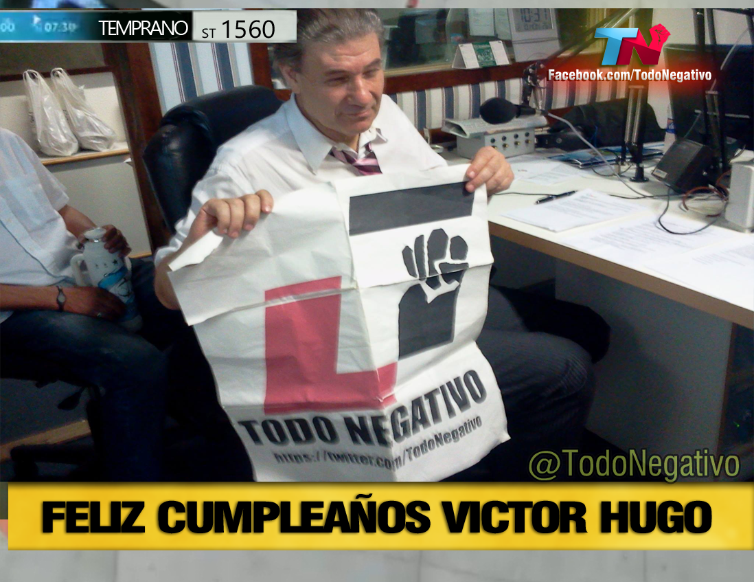 TodoNegativo's tweet photo. Feliz cumpleaños al único que nos pone positivos @vh590 cc #ResumeTuAñoEnTresPalabras
#camilamisseschristmas https://t.co/OMGdKbEF4S