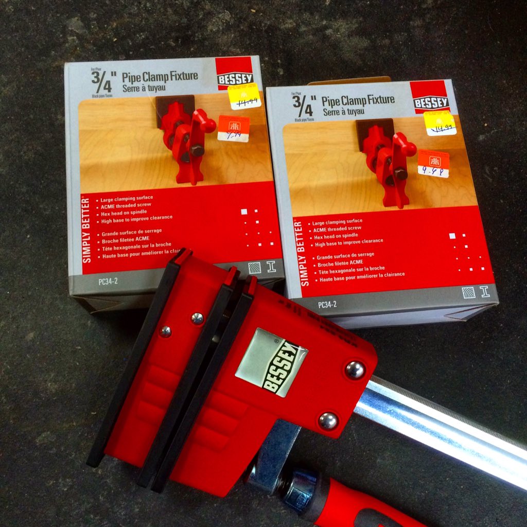 EricMarton's tweet photo. Love my new @BesseyTools #kbodyclamp and #barclamp I will have a ton more of these in the future!!! https://t.co/vE9lq6x8w5