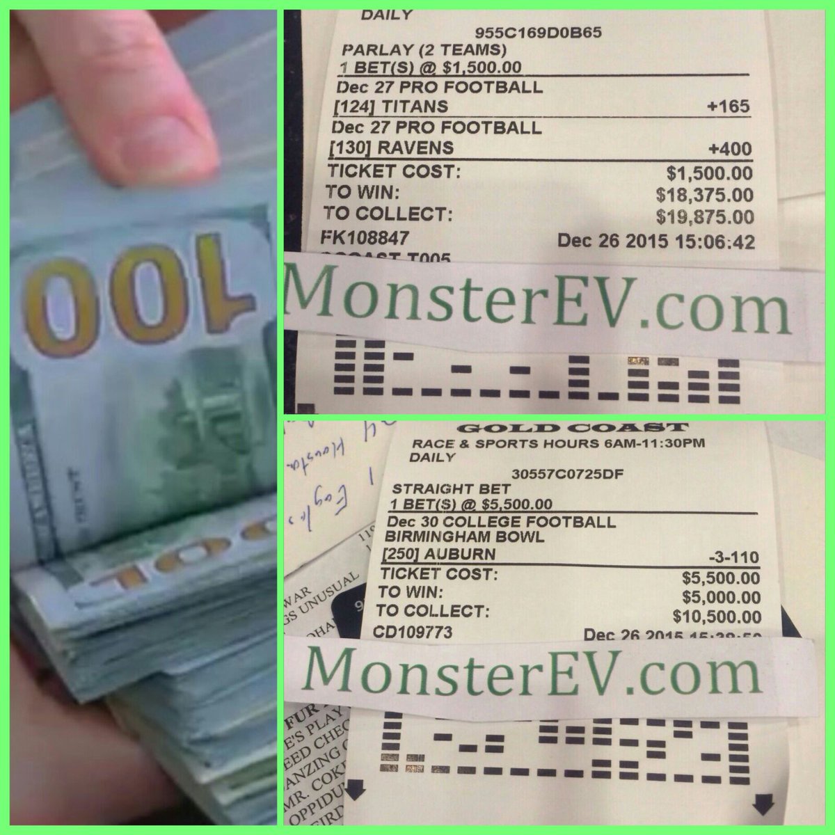 MonsterEV.com. #SportsBetting #Vegas #NFL