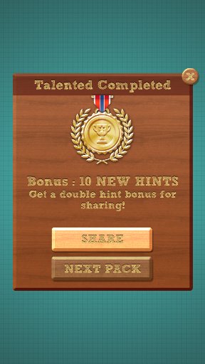 HallmanDaphne's tweet photo. I just finished HARD-Talented pack in #WordsCrush
Fun way to keep the brain sharp!
https://t.co/TNS6Ae41xa https://t.co/On0cWUWnMb
