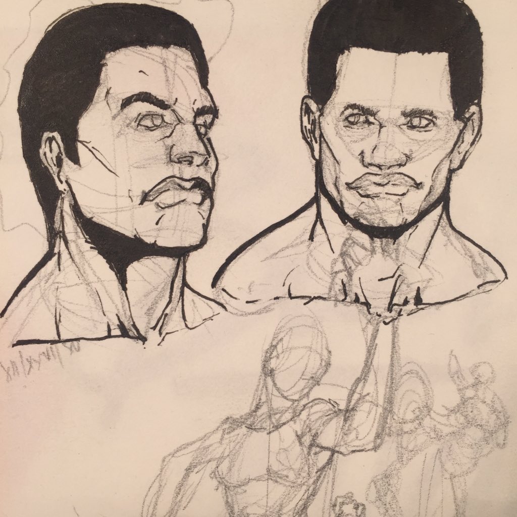 kingwarnerart's tweet photo. Adult #Kwame
#projecttellus #captainplanet #planeteers #indiecomics #fanart #comicart #process #realizeimagination https://t.co/Fb5YH5mUXp