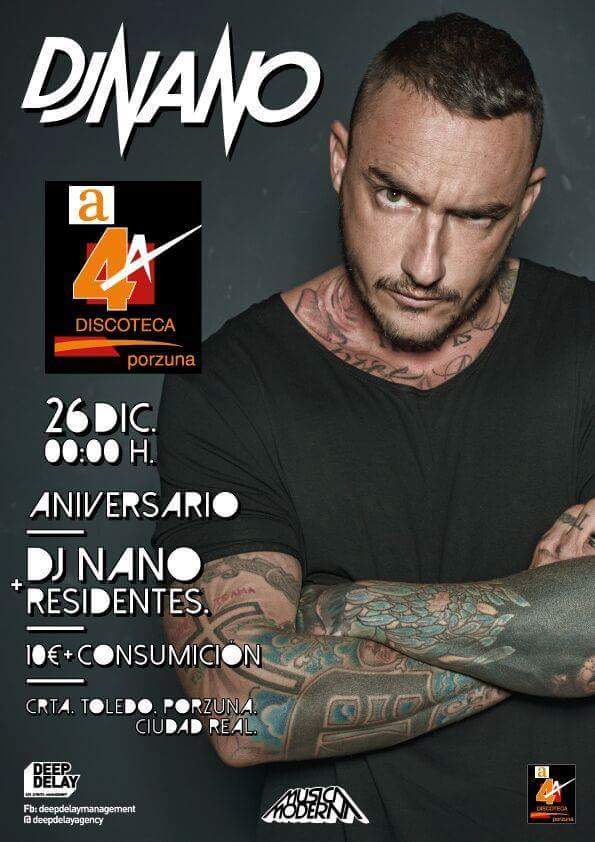 discotecaA4A's tweet photo. NANO en discoteca A4A comenzamos en nada!!!! a las 3 dj NANO https://t.co/oSCn0HsHFm