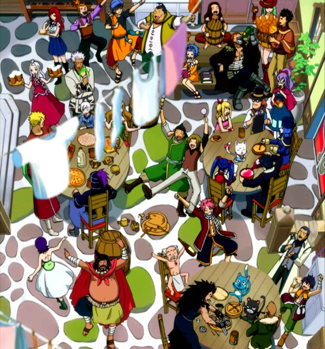 ScarletArmored's tweet photo. Just a late post pic of Fairy tail's Christmas party yesterday. https://t.co/hKpX3zT6yy