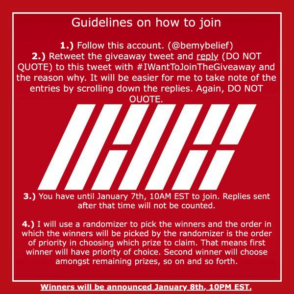 bemybelief's tweet photo. iKON Full Album Giveaway #iKON #Giveaway #DebutFullAlbum https://t.co/bIpNqWCiEU