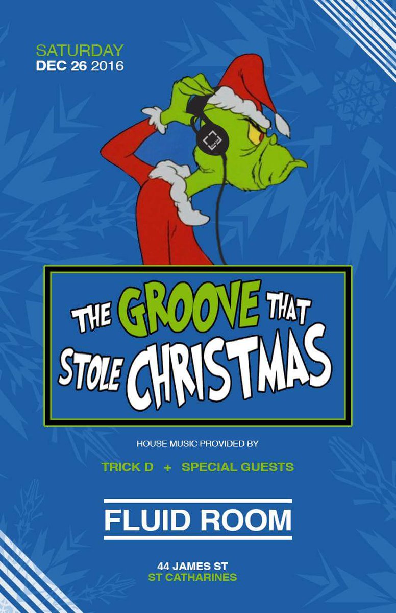 AtFortyFour's tweet photo. House music takes over the spirit of Christmas tonight with @djTrickD + Hyland &amp; Kavai! #TheGrooveThatStoleXmas https://t.co/otnoZPR4tZ