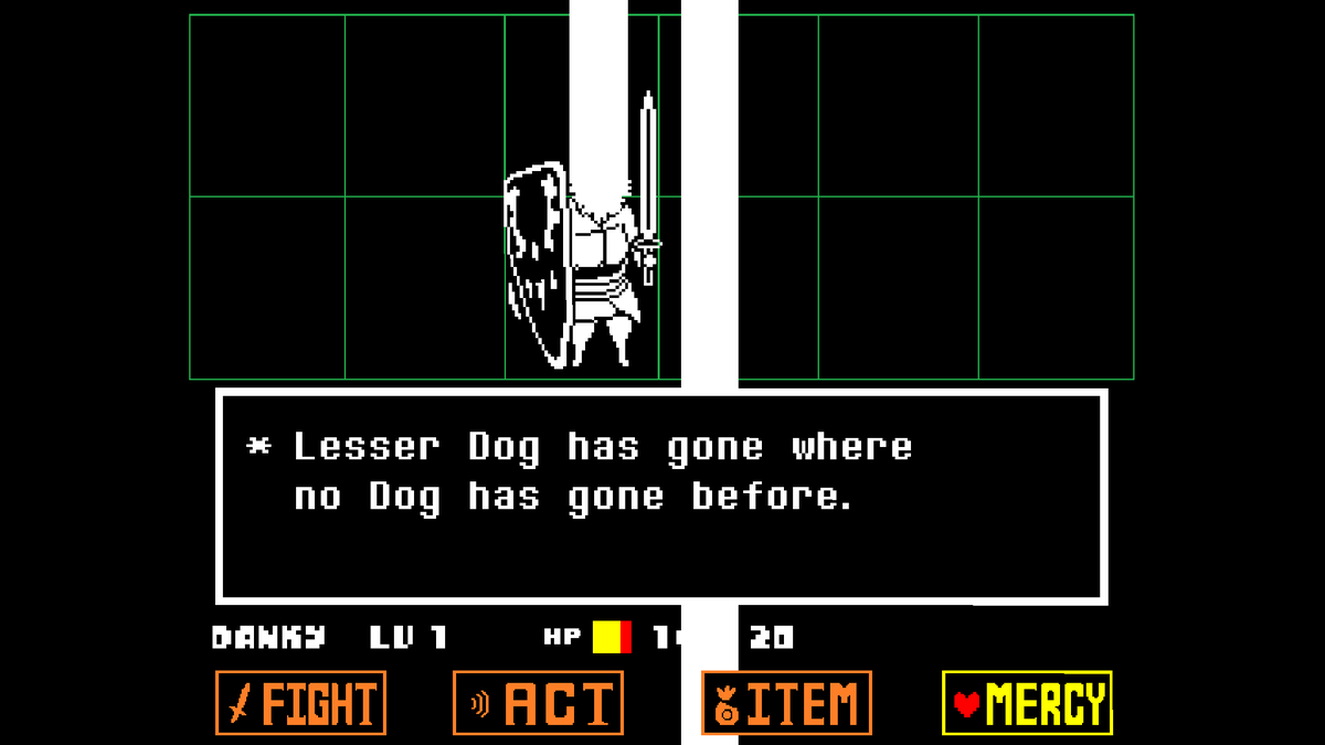 TekunoTheSecond's tweet image. This is the quality entertainment I signed up for #undertale #LesserDog