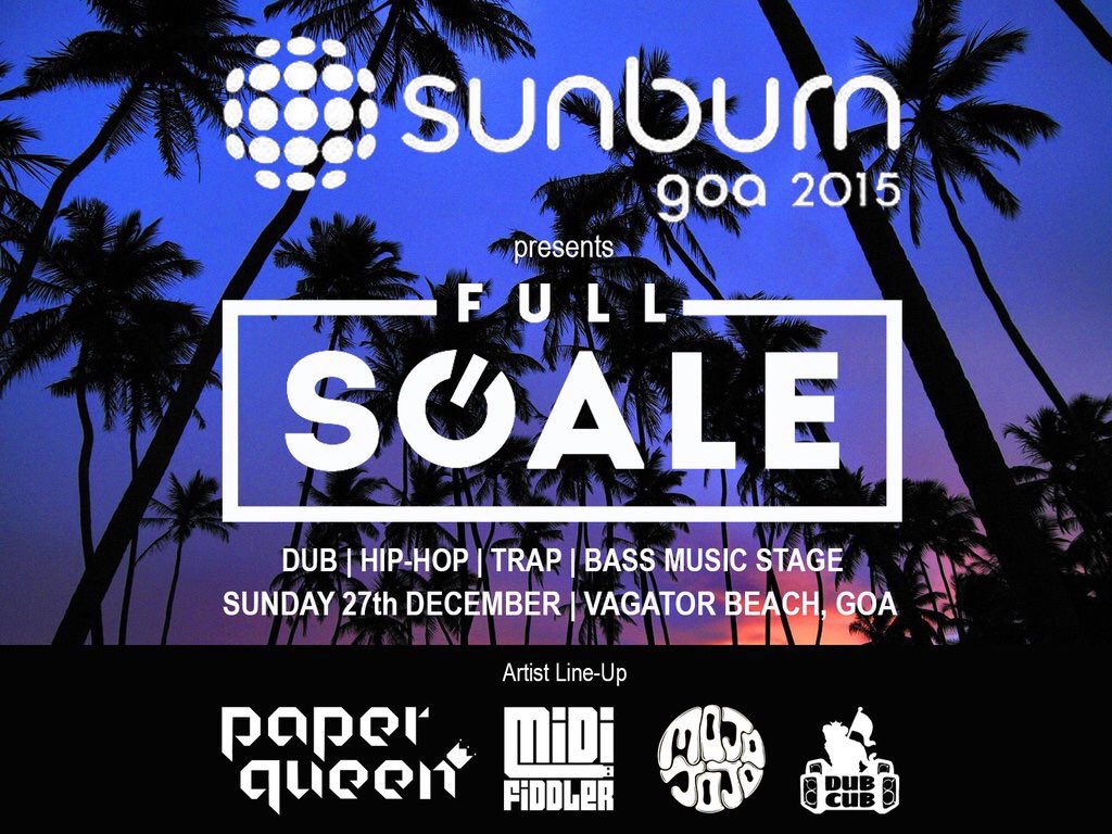 Day 1 <a href="/SunburnFestival/">Sunburn Festival</a> <a href="/djpaperqueen1/">Paper Queen♛</a> <a href="/mojojojo_music/">MojoJojo</a> see you on the sand! #sunburngoa2015