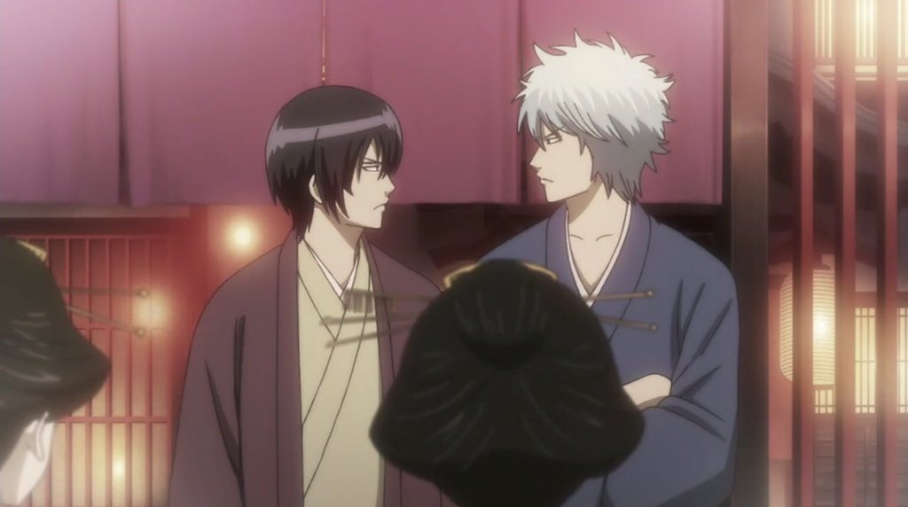 さ き この2人好き 身長は銀さんのが少し高いんだね Gintama 坂田銀時 高杉晋助 同窓会 T Co Bgcag9chcr Twitter