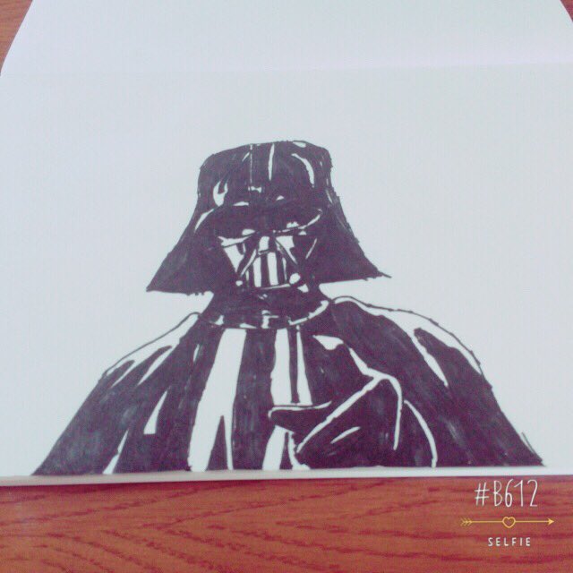 Takumi ダースベイダーの簡単な描き方 Starwars Darthvader スターウォーズ T Co D1alieqetw Twitter