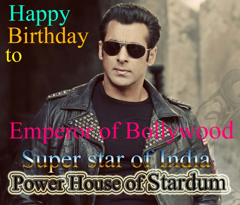  HAPPY BIRTHDAY SALMAN KHAN WHO TURNS 50! 